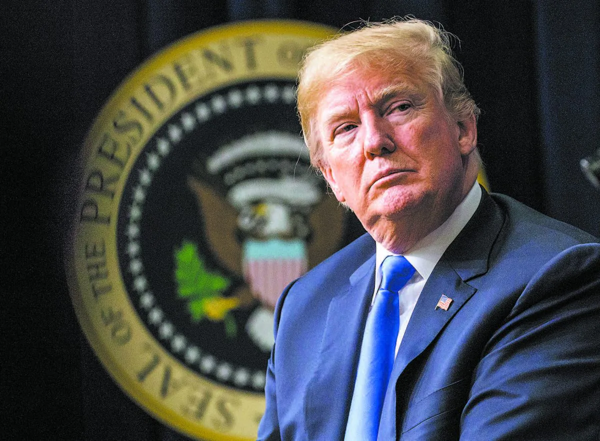 President Donald Trump in Washington on March 22. Trump signed trade sanctions against China on the same day, imposing tariffs of up to $60 billion on Chinese goods in retaliation for the theft of American intellectual property. (SAMIRA BOUAOU/THE EPOCH TIMES)