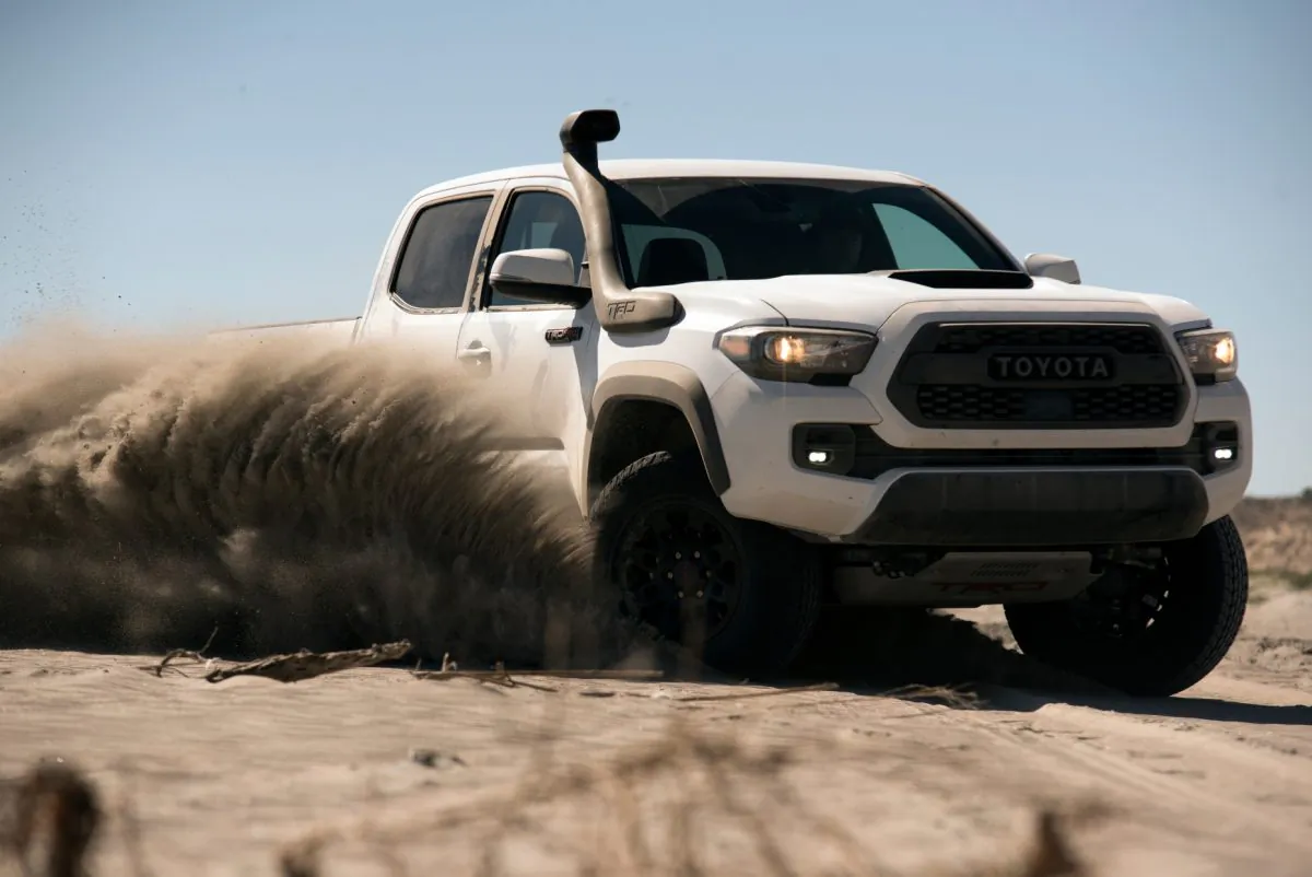 2019 Toyota Tacoma TRD Pro with the TRD Desert Air Intake. (Courtesy of Toyota)