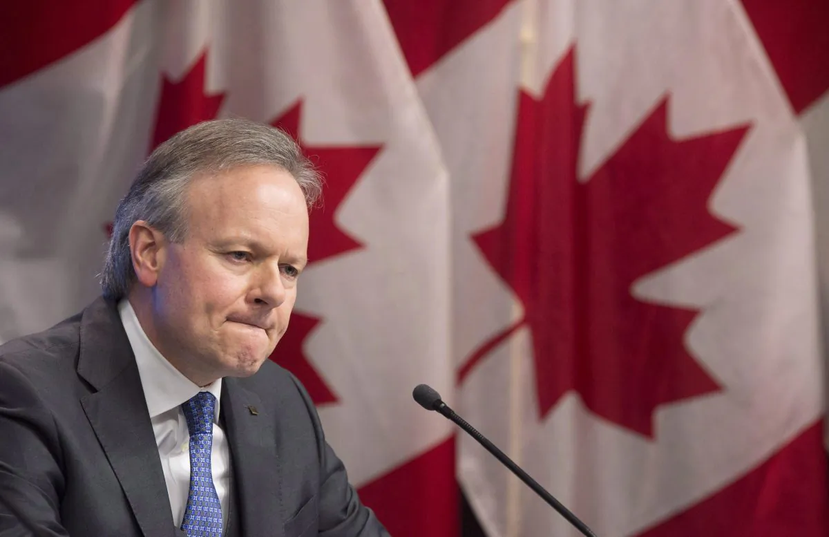Bank of Canada Governor Stephen Poloz is seen during a news conference in Ottawa on Jan. 17, 2018. Canada's central bank left its key policy rate at 1.25 percent on March 7, 2018. (The Canadian Press/Adrian Wyld)