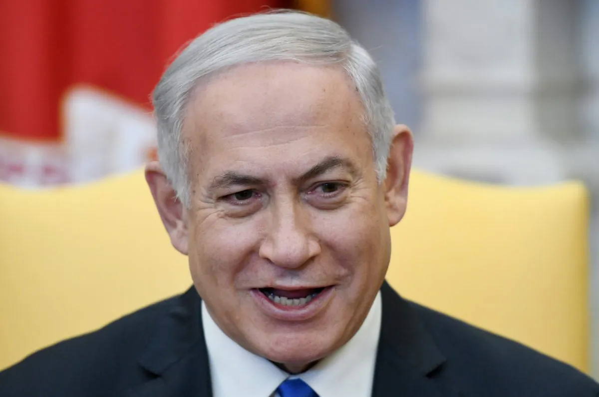 Israel Prime Minister Benjamin Netanyahu speaks during a meeting with U.S. President Donald Trump in the Oval Office of the White House on March 5, 2018 in Washington, DC. The prime minister is on an official visit to the United States until the end of the week. (Olivier Douliery-Pool/Getty Images)