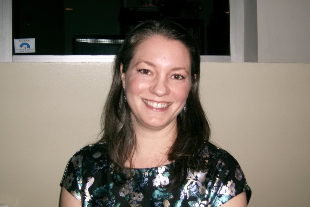 Sarah Morris, ballet instructor, enjoyed the Shen Yun performance at the Popejoy Hall in Albuquerque, N.M., on March 5, 2018. "The dance skill is phenomenal," Ms. Morris said. (Yuli Li/The Epoch Times)