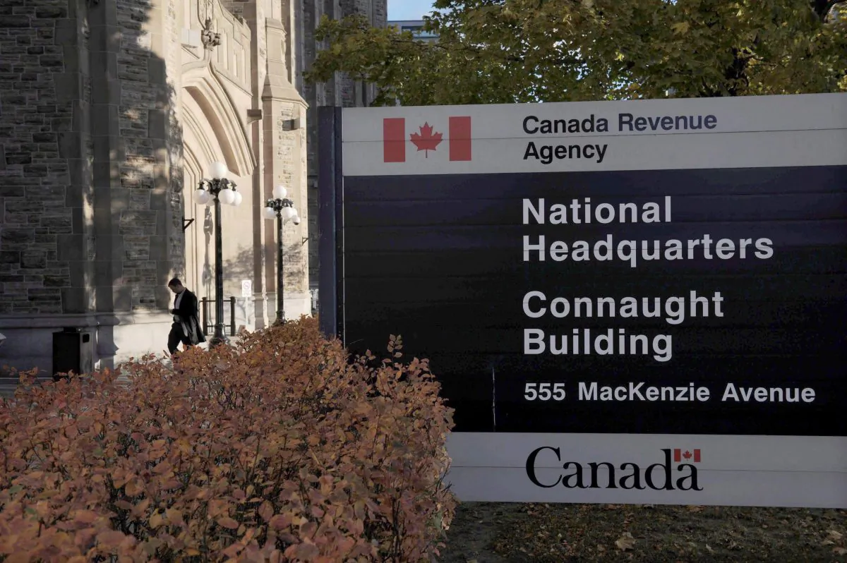 The Canada Revenue Agency headquarters Connaught Building in Ottawa, in a file photo. (The Canadian Press/Sean Kilpatrick)