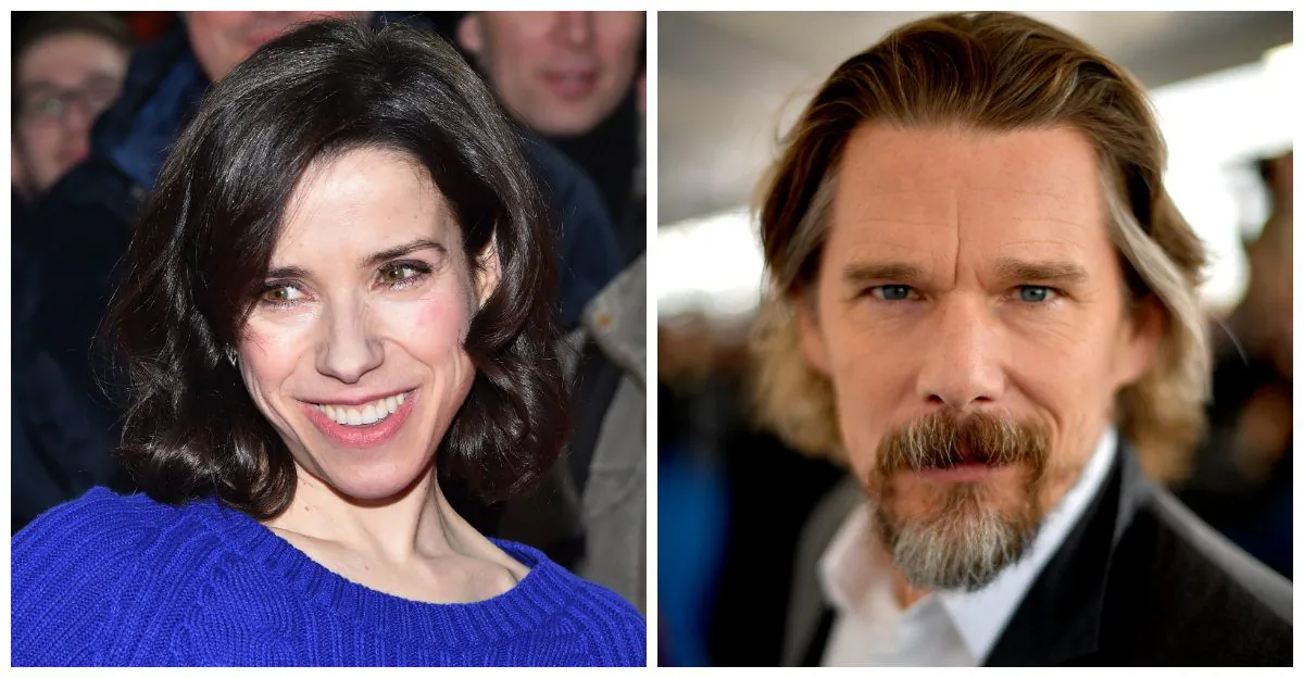 Actress Sally Hawkins attends the 'Maudie' press conference during the 67th Berlinale International Film Festival Berlin at Grand Hyatt Hotel on February 15, 2017 in Berlin, Germany. (Pascal Le Segretain/Getty Images) / Actor Ethan Hawke attends the 2018 Film Independent Spirit Awards on March 3, 2018 in Santa Monica, California. (Matt Winkelmeyer/Getty Images)
