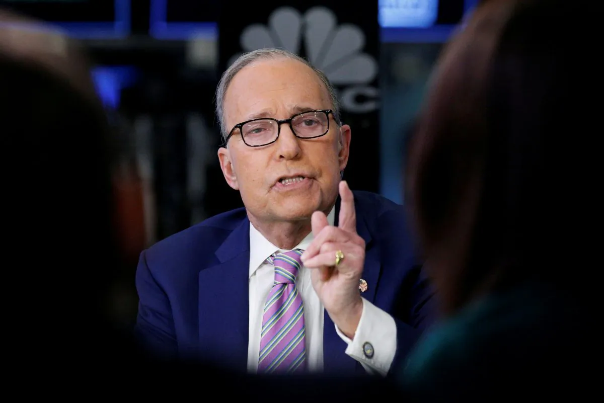 Economic analyst Larry Kudlow appears on CNBC at the New York Stock Exchange on March 7, 2018. (REUTERS/Brendan McDermid)