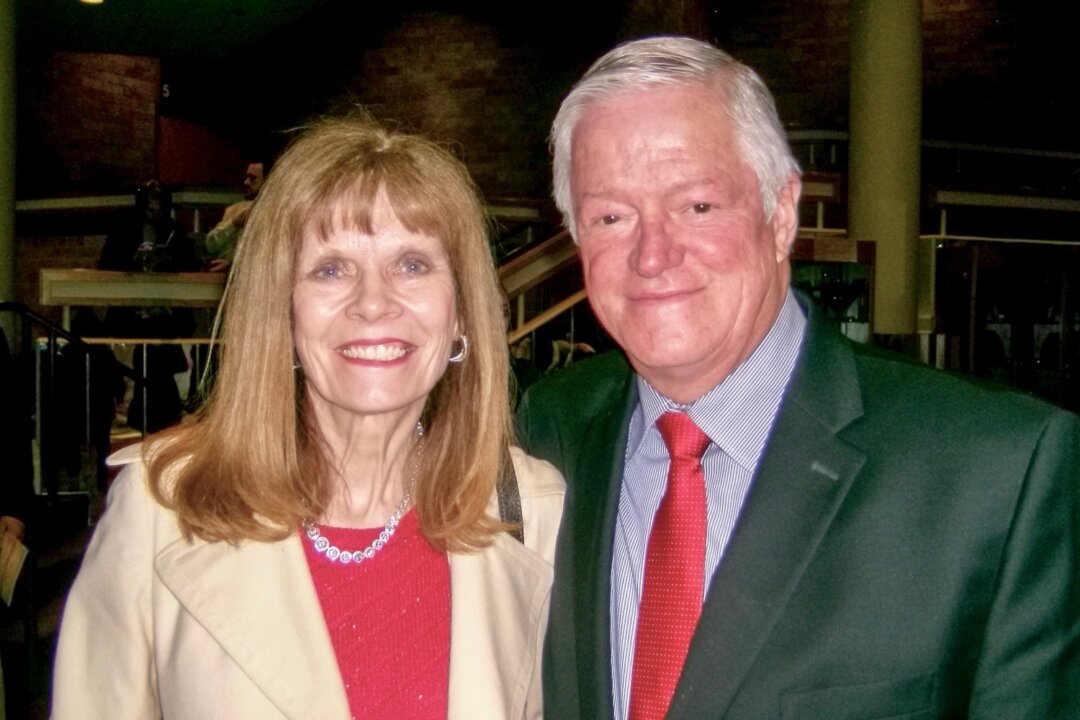 Mick Armstrong and his wife, Karen, enjoyed watching Shen Yun at the Morrison Center for the Performing Arts, in Boise, Idaho, on March 20, 2018. (Lily Yu/The Epoch Times)