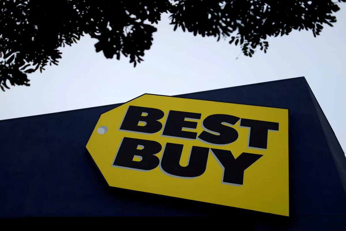 A Best Buy store is seen in Los Angeles, Calif., on March 13, 2017. (Lucy Nicholson/Reuters)