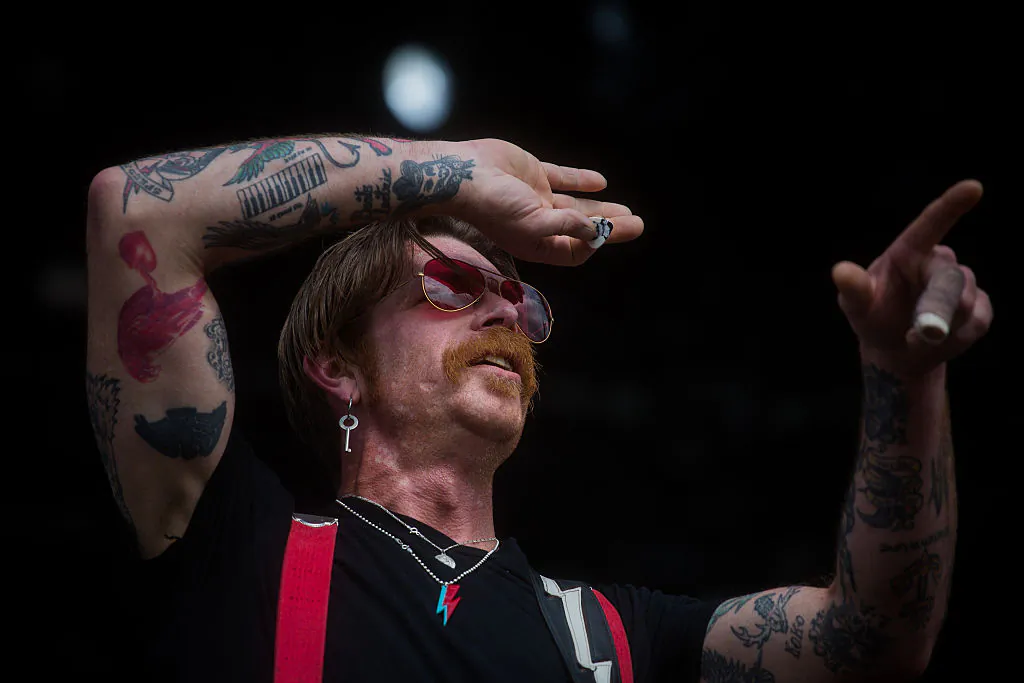 Singer Jesse Hughes of Eagles of Death Metal performs during 2016 Lollapalooza Brazil at Autodromo de Interlagos on March 12, 2016, in São Paulo, Brazil. (Victor Moriyama/Getty Images)