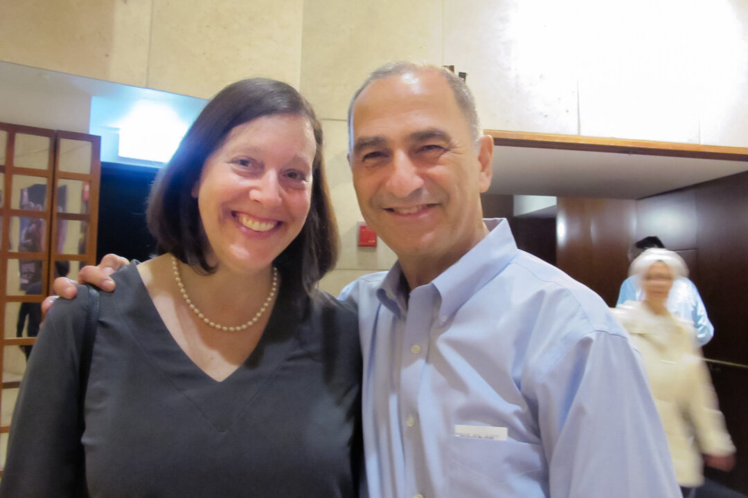 Ziva and Yonatan Stern, founder and CEO of a prominent multi-national software company, enjoyed Shen Yun Performing Arts at The Opera House in Tel Aviv on March 26, 2018. "We love it," said Ms. Stern. (Mary Man/The Epoch Times)