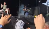 Man Seen Falling Over Barricade After Crowd Surfing