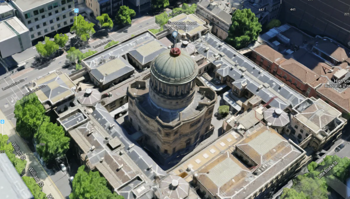 A Melbourne man was sentenced at the Supreme Court of Victoria for the brutal murder of his wife. (Screenshot via Google Maps)