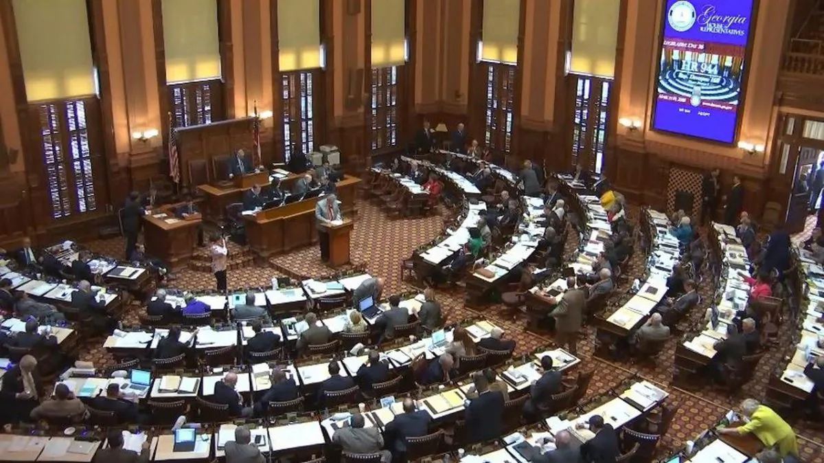The Georgia House of Representatives passes House Resolution 944 to oppose forced organ harvesting in China, on March 19, 2018. (Courtesy of Minghui.org)