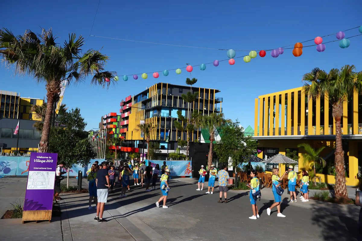 Media tour the Gold Coast 2018 Commonwealth Games Village on March 18, 2018 in Gold Coast, Australia. (Chris Hyde/Getty Images for GOLDOC)