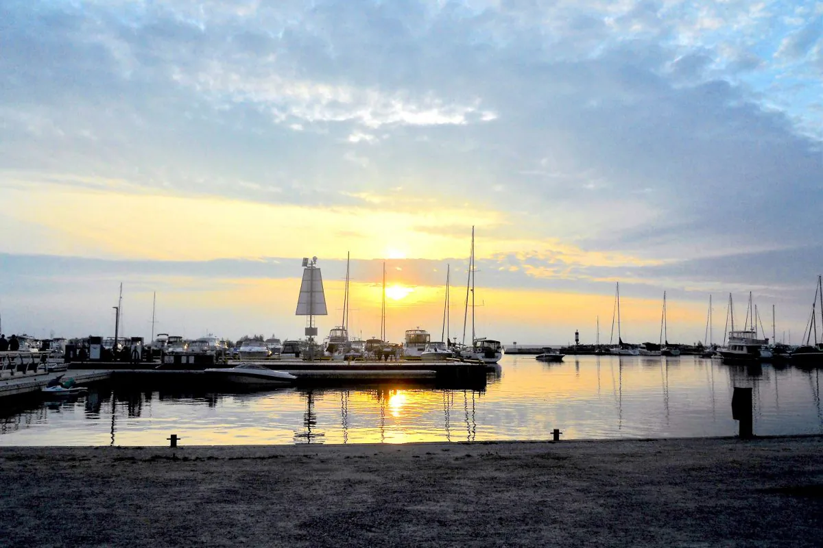 A Saugeen sunset at the Port Elgin marina. (Elissa Michele Zacher)