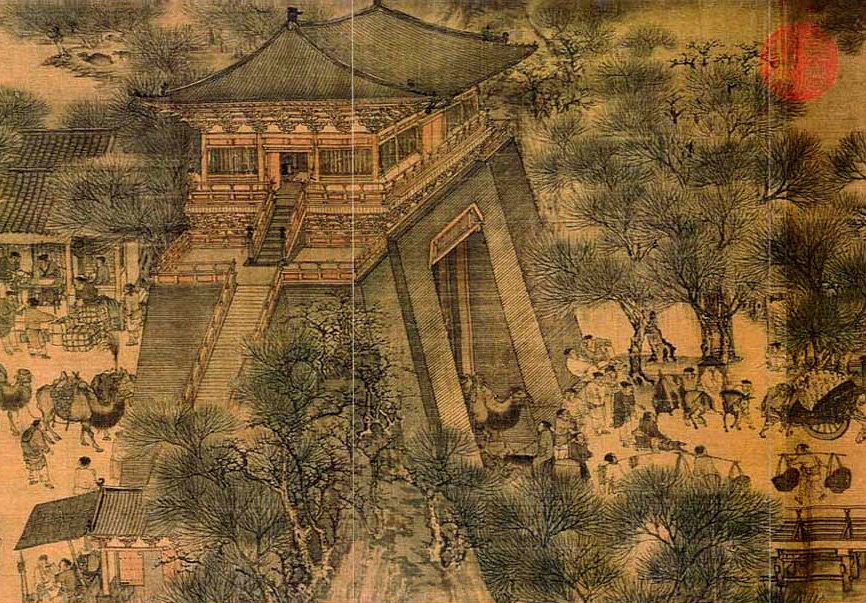 One section of “Along the River During the Qingming Festival,” Zhang Zeduan (1085–1145). (All photos Public Domain)