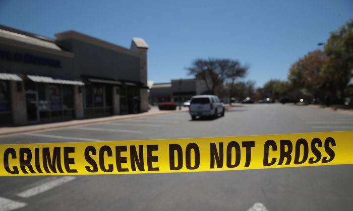 File photo of an FBI crime scene. (Scott Olson/Getty Images)