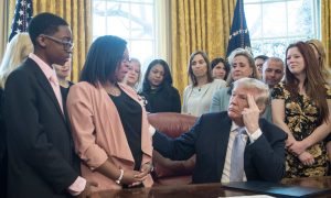 Trump Scores Major Victory in Human-Trafficking Battle, Signs Bill Targeting Online Hubs