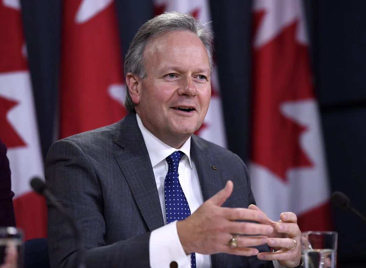 Bank of Canada Governor Stephen Poloz speaks during a press conference after the interest rate announcement and Monetary Policy Report in Ottawa on April 18, 2018. Canada’s central bank left its key policy rate unchanged at 1.25 percent. (The Canadian Press/Justin Tang)