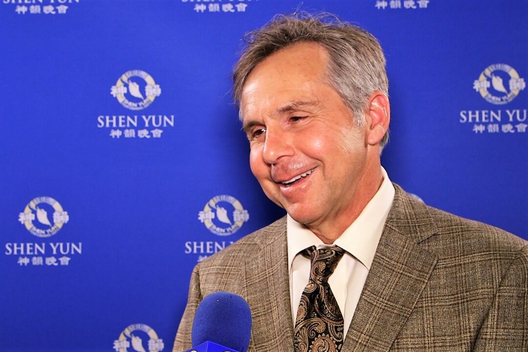 Noah Small, a farmer and president of Pacific Organics, enjoyed the Shen Yun performance at the Performing Arts Center San Luis Obispo, in San Luis Obispo, Calif., on April 18, 2018. (NTD Television)