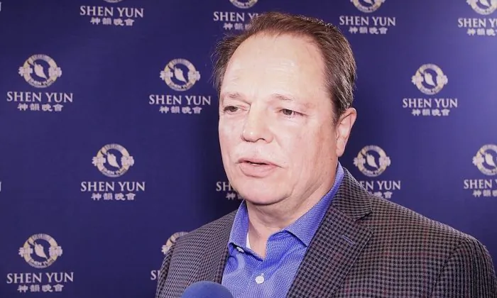 John Tanner, a compliance executive at Molina Healthcare, enjoyed the Shen Yun evening performance at the Long Beach Terrace Theater, in Long Beach, Calif., on April 21, 2018. (Courtesy of NTD Television)