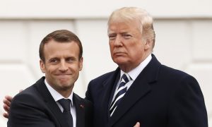Trump Welcomes France's President Macron to White House