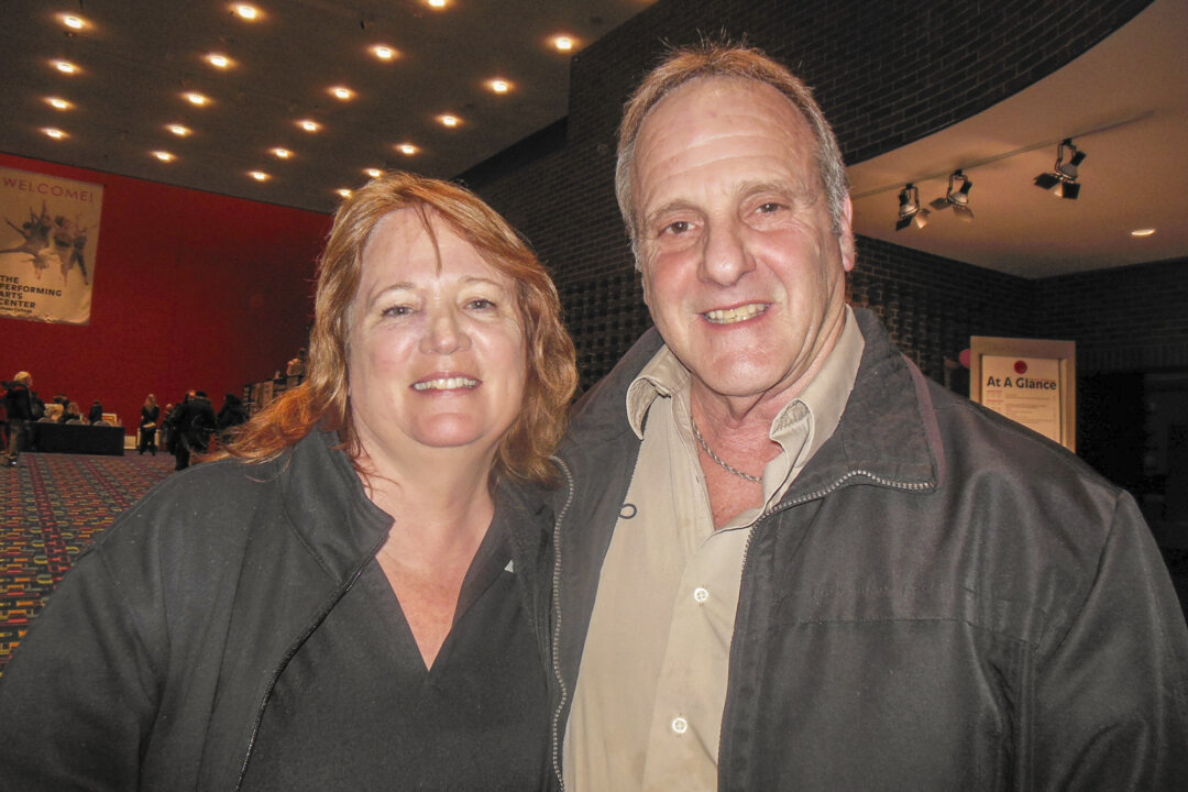 Martin Heller and his wife attended Shen Yun's evening performance at The Performing Arts Center, Purchase College SUNY in Purchase, N.Y., on April 24, 2018.  (Sherry Dong/The Epoch Times)