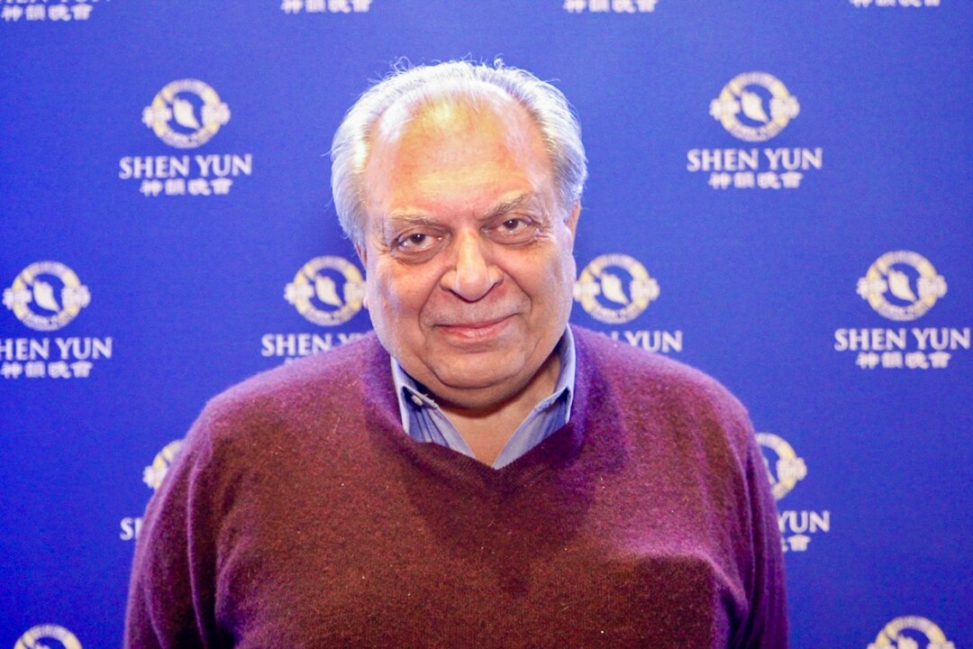Anil Bhandari attended Shen Yun's evening performance at The Performing Arts Center, Purchase College SUNY in Purchase, N.Y., on April 24, 2018. (NTD Television)