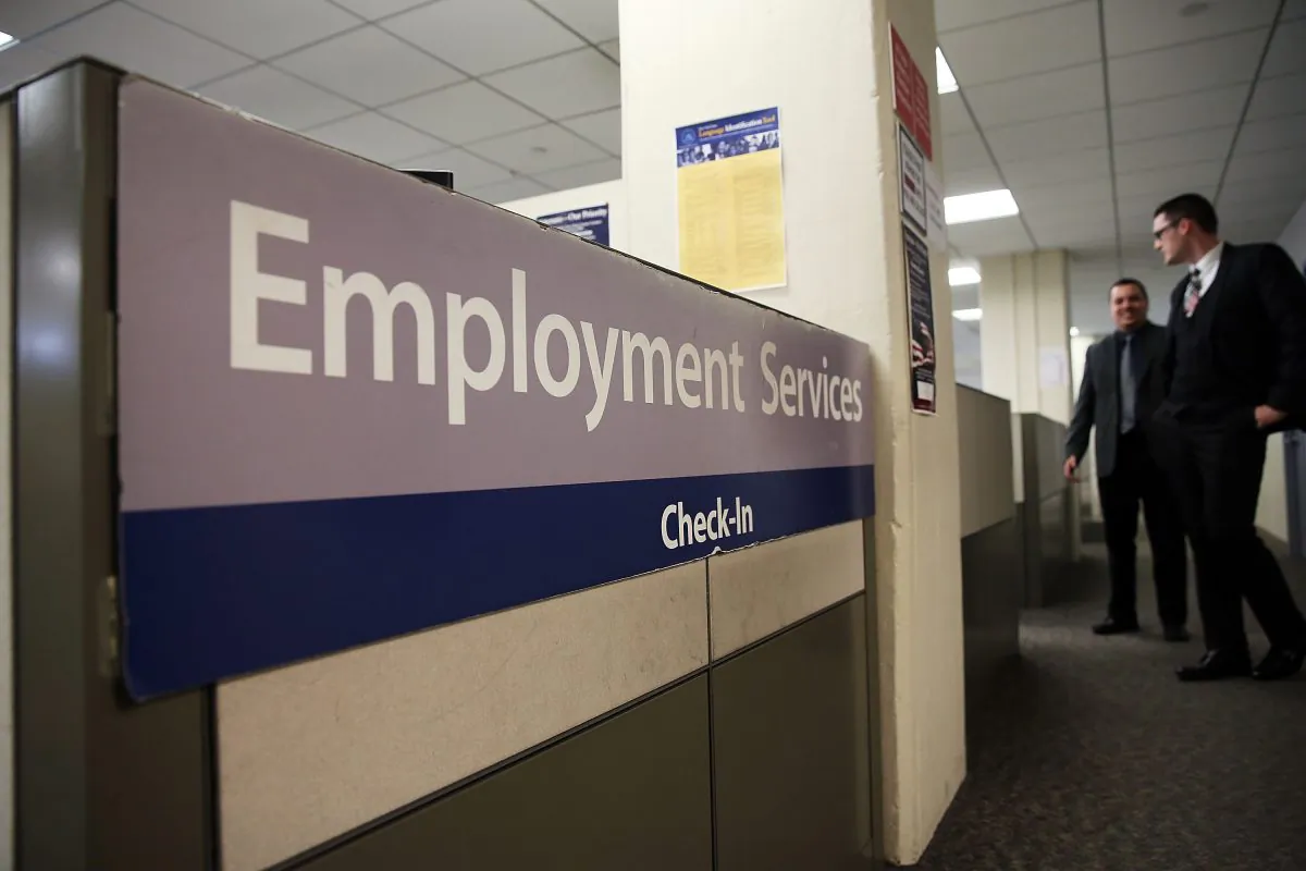 A New York Labor Department office in Manhattan, New York City, on March 6, 2015. (Spencer Platt/Getty Images)