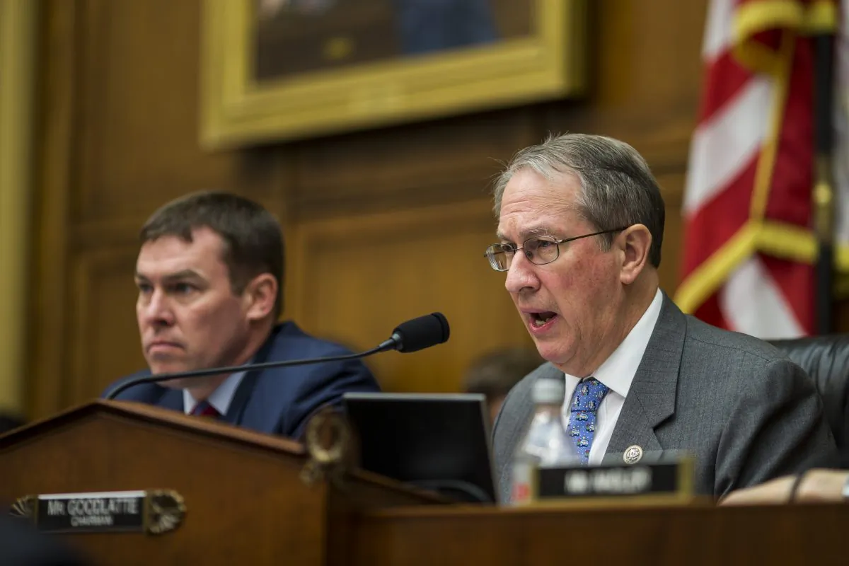 House Judiciary Committee Chairman Bob Goodlatte (R-VA) on December 13, 2017 in Washington, DC. (Zach Gibson/Getty Images)