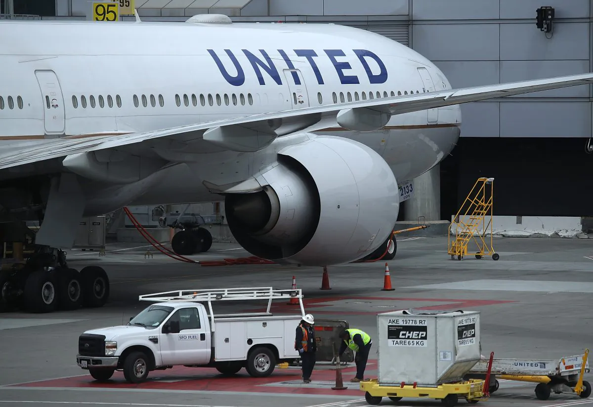 United Airlines planes sit on the tarmac at San Francisco International Airport in San Francisco, Calif., on April 18, 2018. (Justin Sullivan/Getty Images)