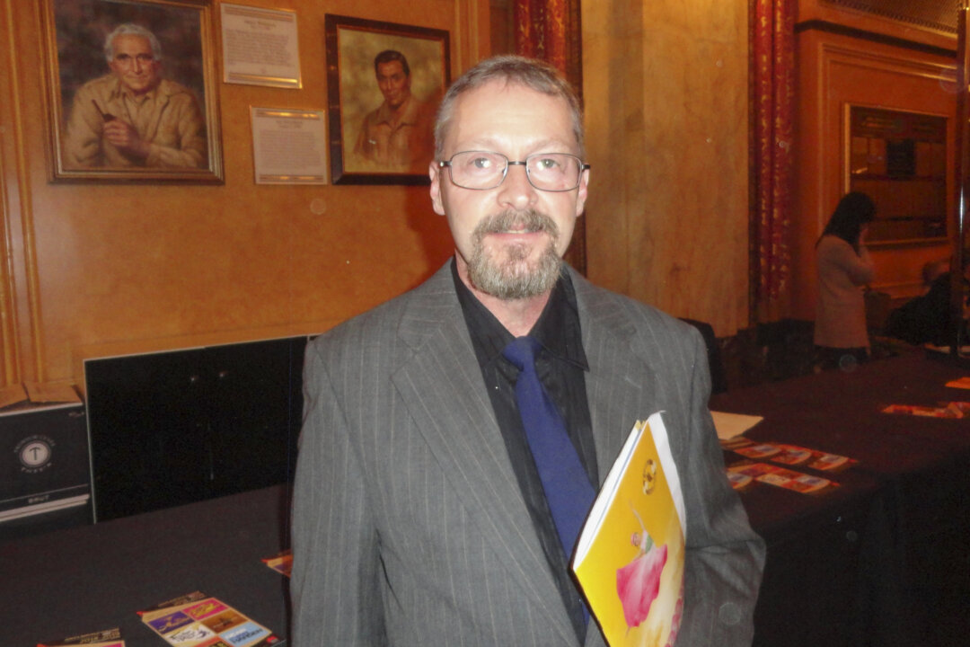 Paul Brundage enjoyed the Shen Yun performance at Shea's Performing Arts Center, in Buffalo, on May 10, 2018. "It makes me very hopeful about the future," said Mr. Brundage. (Madalina Hubert/The Epoch Times)