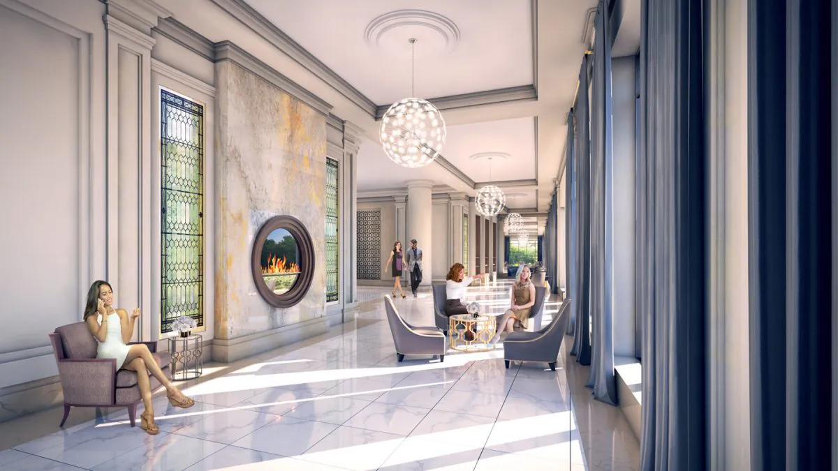 Rendering of the Edge Galleria. (Courtesy of Solmar Development Corp.)