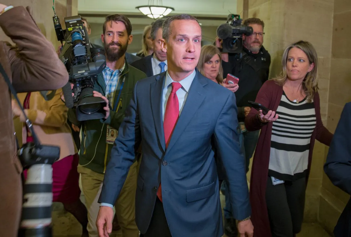 Former Trump campaign manager Corey Lewandowski at the U.S. Capitol in Washington, D.C., on March 8, 2018. (Tasos Katopodis/Getty Images)