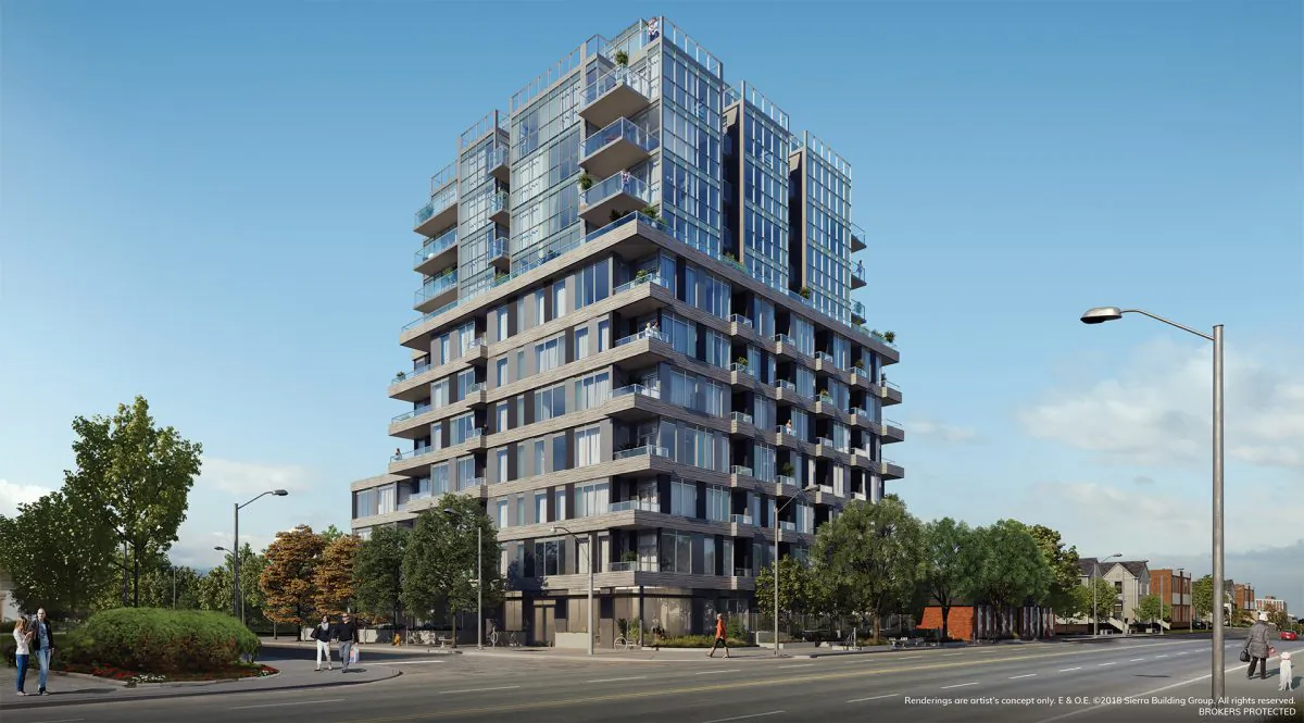 Rendering of the Cardiff project. (Courtesy of Sierra
Building Group)