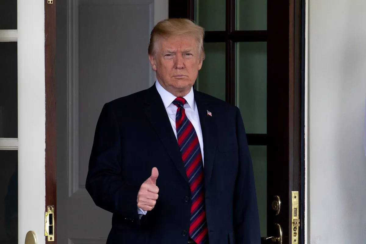 President Donald Trump welcomes with Moon Jae-in, President of the Republic of Korea, at the White House in Washington on May 22, 2018. (Samira Bouaou/The Epoch Times)