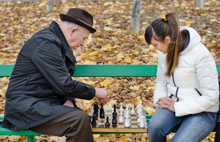Chess players live up to 14 years longer than the general population.
from www.shutterstock.com