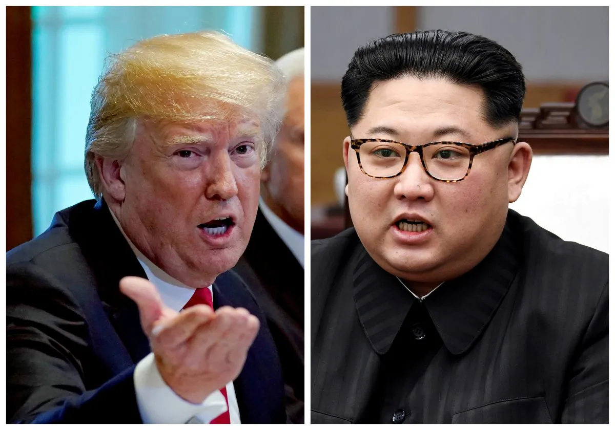 (Reuters/Kevin Lamarque and Korea Summit Press Pool/File Photos)
