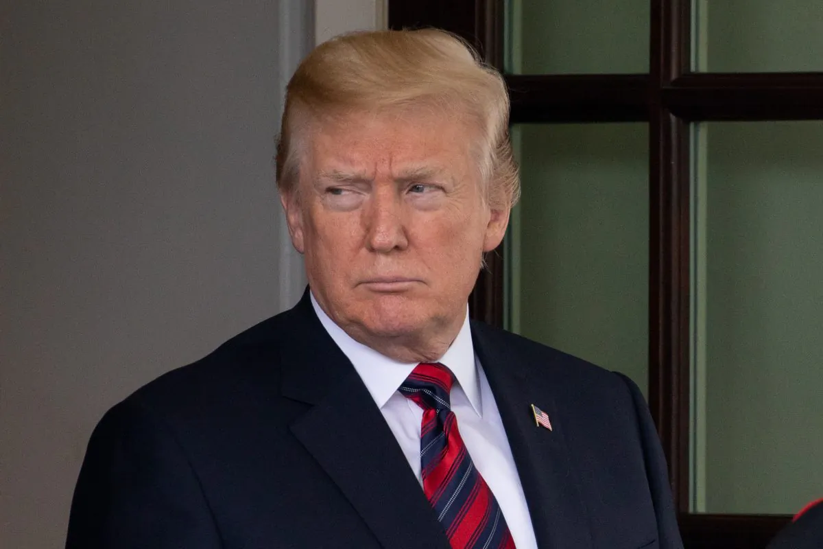President Donald Trump participates in the departure of Moon Jae-in, President of the Republic of Korea, at the White House in Washington on May 22, 2018. (Samira Bouaou/The Epoch Times)