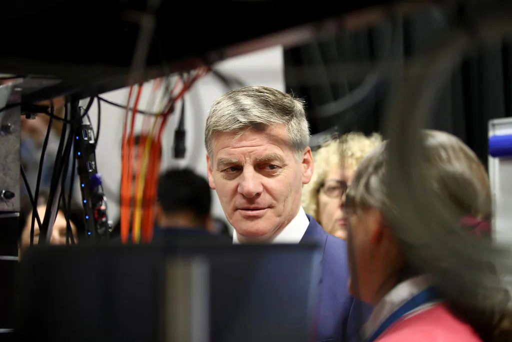 Former New Zealand Prime Minister Bill English on September 13, 2017 in Auckland, New Zealand. English was accused of having connections to Chinese spies. (Phil Walter/Getty Images)