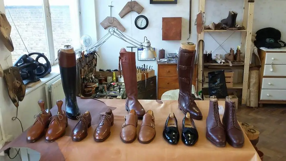 A selection of handcrafted boots and shoes by bespoke bootmaker Mariano Palencia Crespo (Courtesy of Mariano Palencia Crespo)