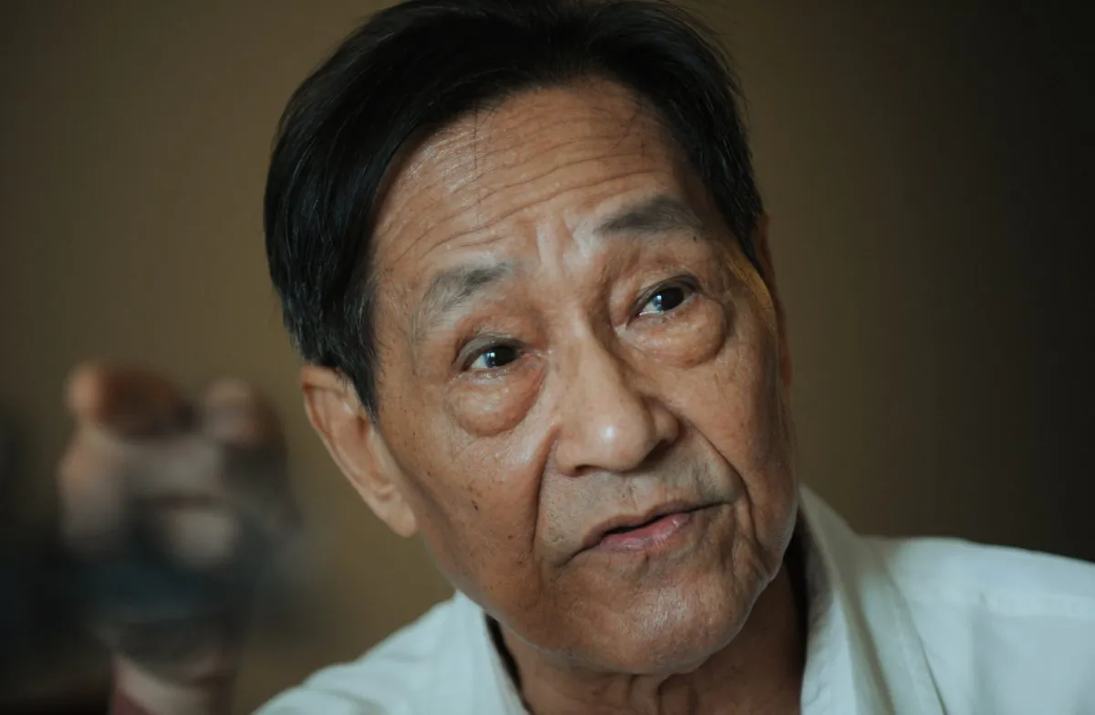 Chinese dissident Bao Tong is under house arrest in Beijing on August 12, 2008. (Mark Ralston/AFP/Getty Images)