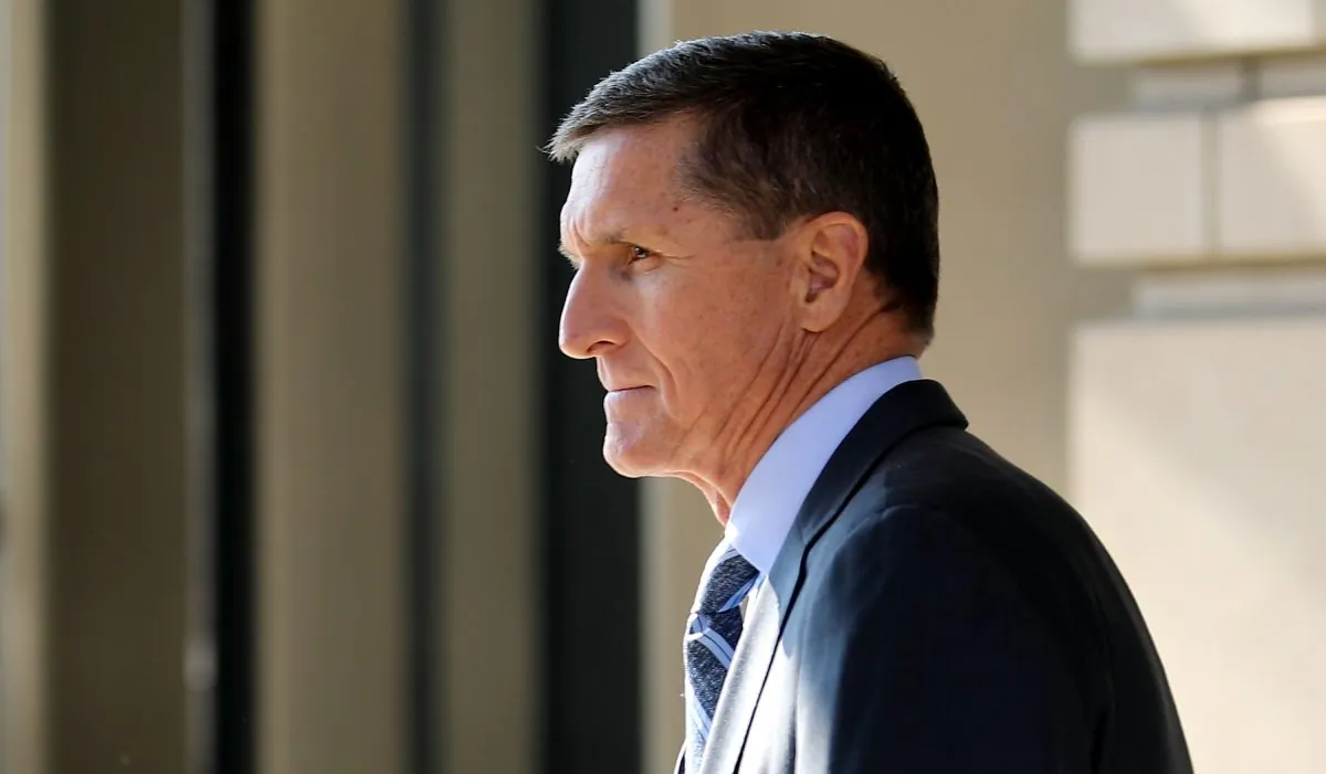 Michael Flynn, former national security adviser to President Donald Trump in Washington, D.C., on Dec. 1, 2017. (Chip Somodevilla/Getty Images)