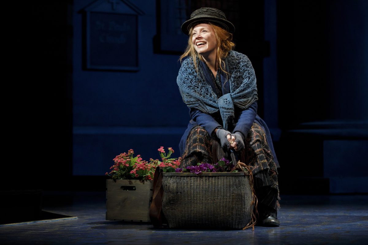 Lauren Ambrose as Eliza DooLittle in “My Fair Lady,” at Lincoln Center. (Joan Marcus)
