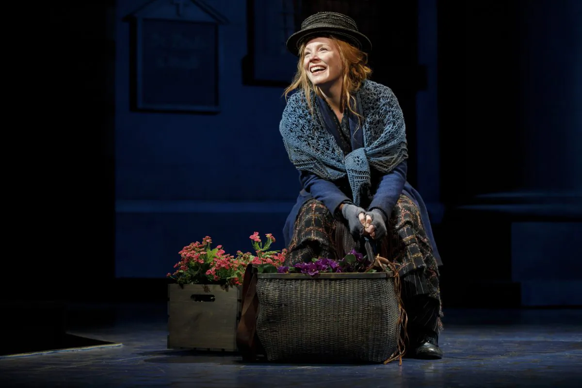 Lauren Ambrose as Eliza DooLittle in “My Fair Lady,” at Lincoln Center. (Joan Marcus)