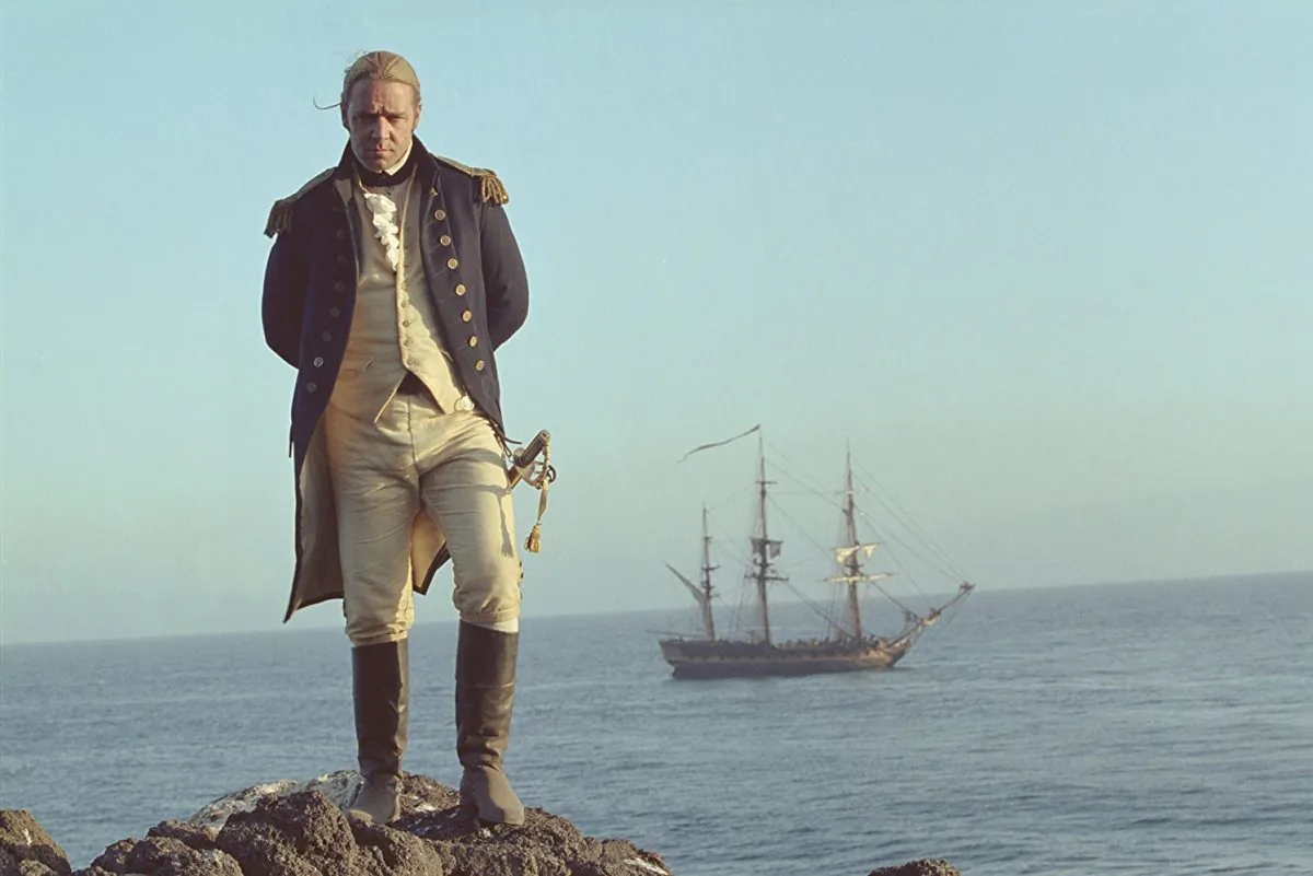 Russell Crowe in a scene  from “Master and Commander: The Far Side of the World” in the in which Bach’s Prelude from Suite No. 1 is played. (Twentieth Century Fox Film Corporation and Universal Studios and Miramax Film Corp)