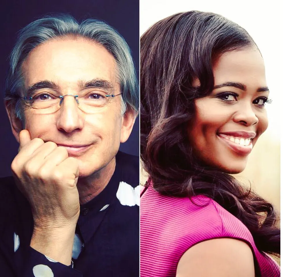 Michael Tilson Thomas (Spencer Lowell); Pretty Yende (Gregor Hohenberg/Sony Entertainment).