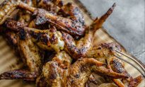 Spice-Rubbed Chicken Wings With Celery Seed White Sauce