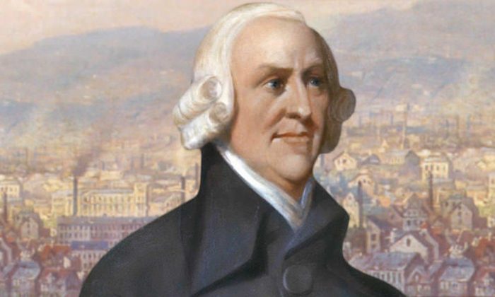 Adam Smith, born 295 years ago, did not use the word capitalist but promoted liberty, private property, and economic freedom. (Creative Commons)