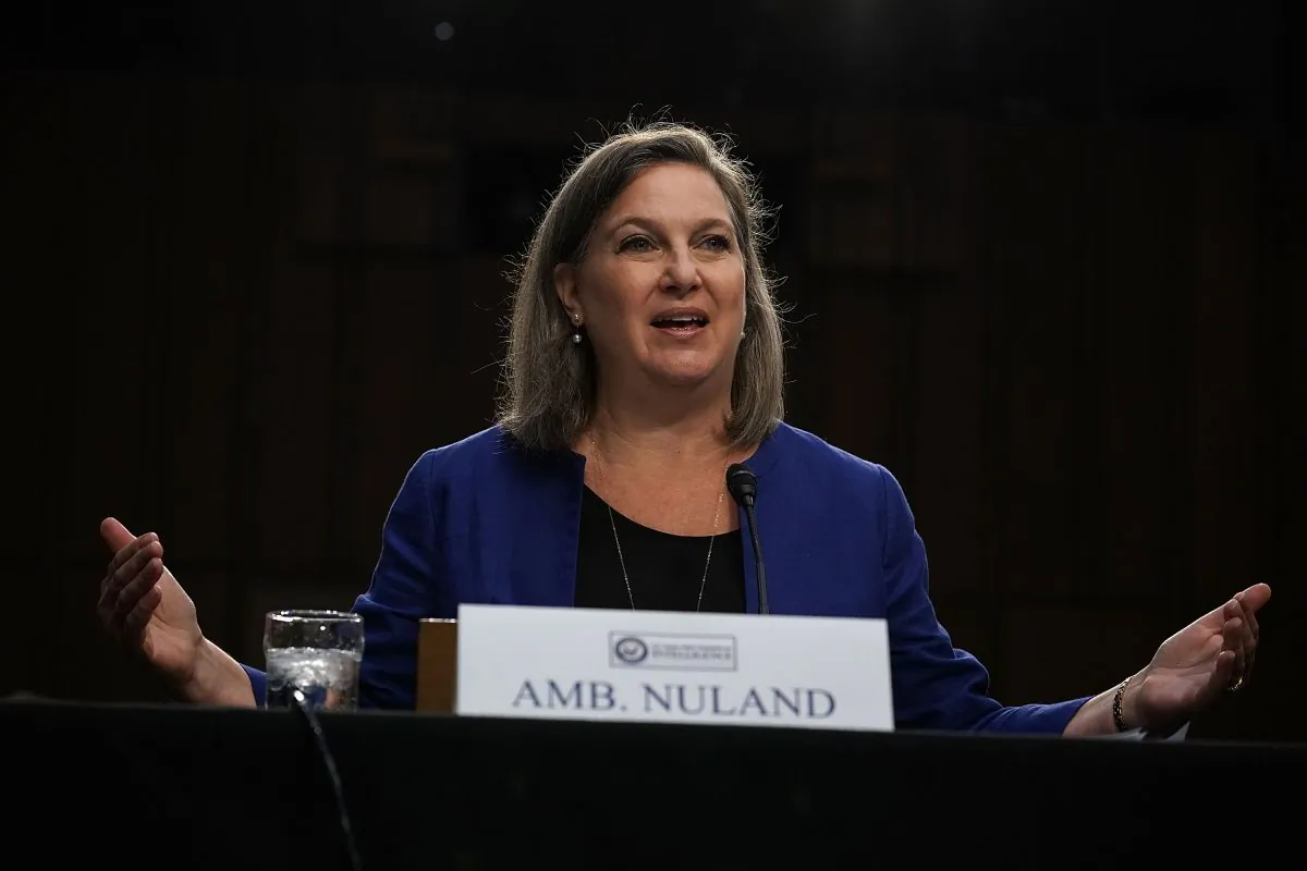 Former Assistant Secretary of State for European and Eurasian Affairs Victoria Nuland testifies during a hearing before the Senate Intelligence Committee on June 20, 2018. (Alex Wong/Getty Images)