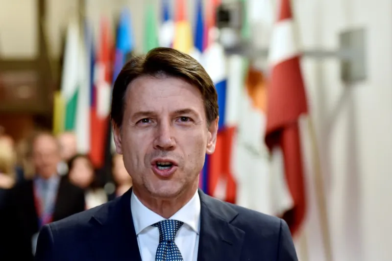 Italian Prime Minister Giuseppe Conte leaves a European Union leaders summit in Brussels, Belgium, June 29, 2018. REUTERS/Eric Vidal