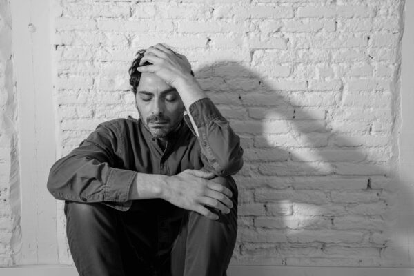 man suffering
